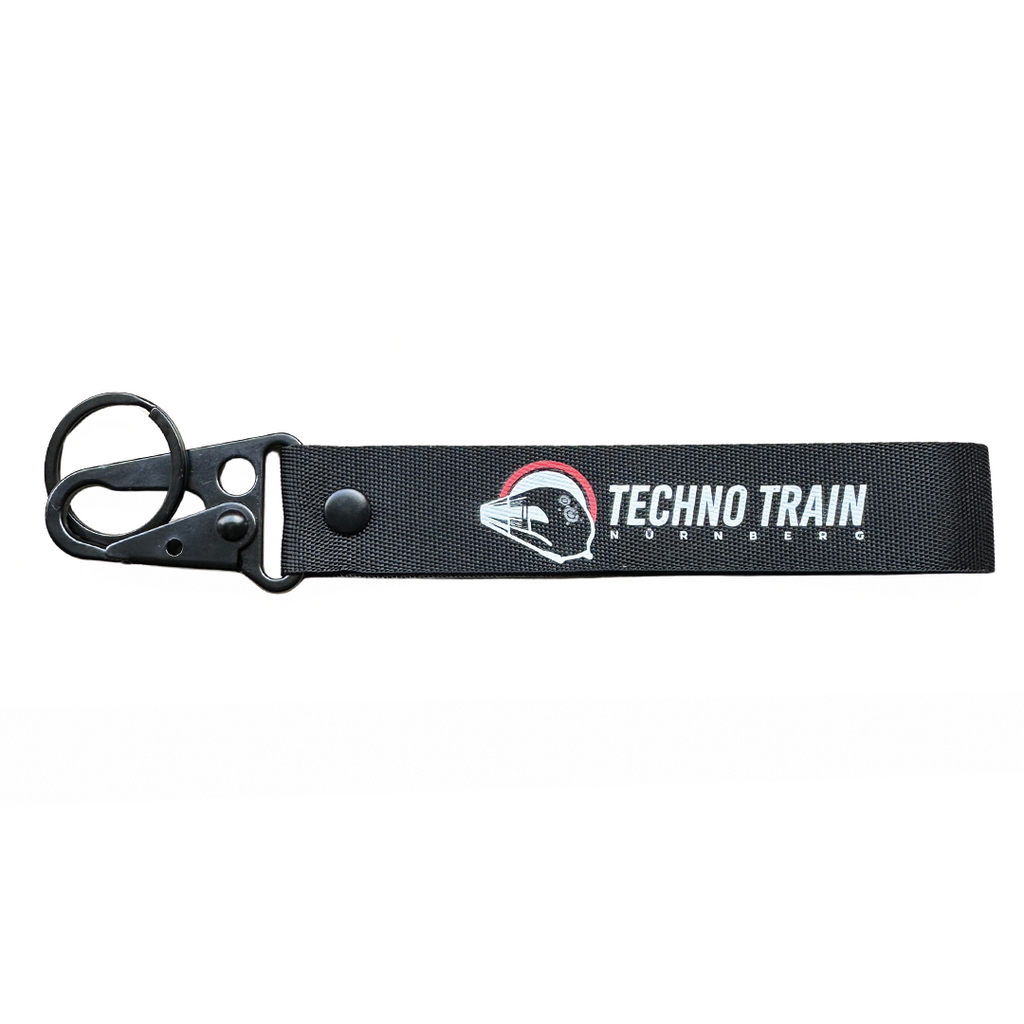 Techno Train Keychain